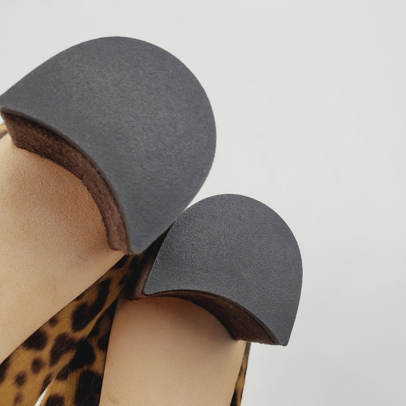 Flint Perfect Emma chocolate Leopard haircalf point toe pumps - Picture 11 of 15